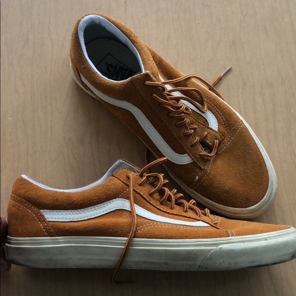 SOLD Vans Old Skool Men’s 10 Mustard yellow